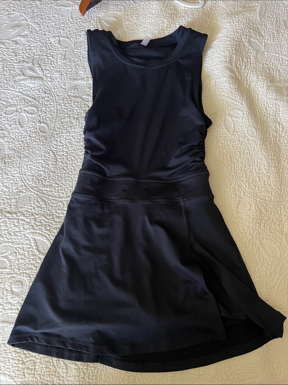 FP Movement by Free People Black Backless Athletic A-Line Dress